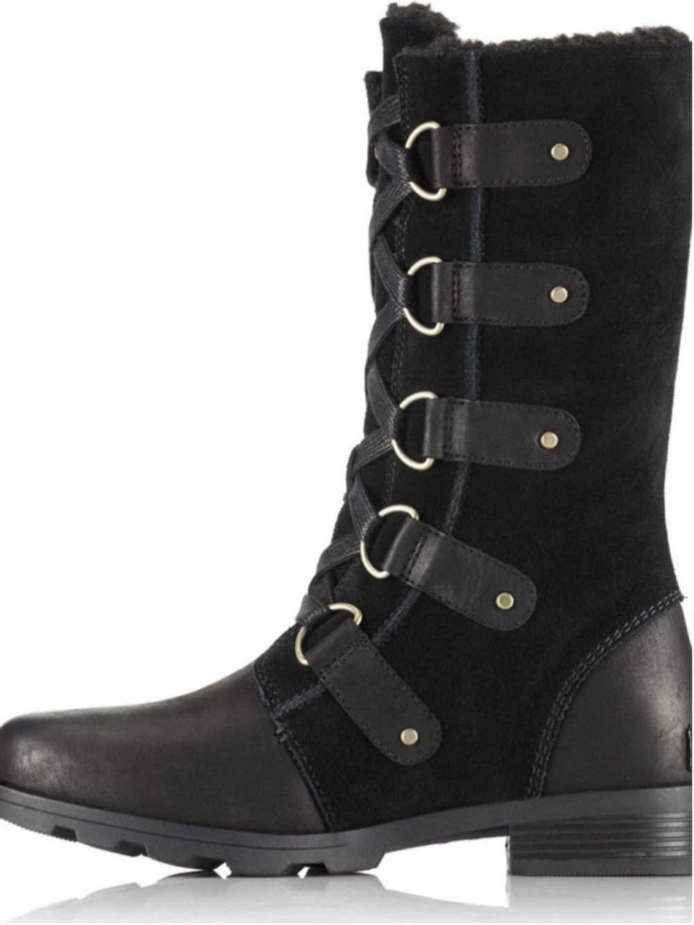 Sorel Emelie Boots fleece lined boots winter boots Tie up warm sz 8.5